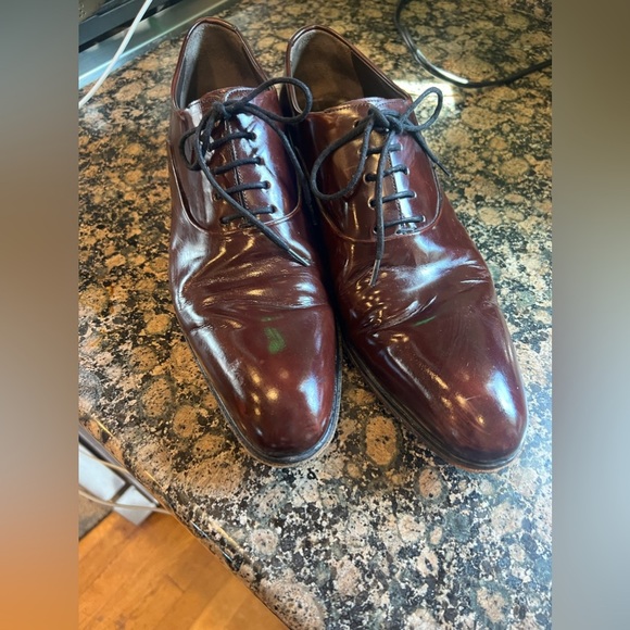 LODING men’s size 10, Oxford, Burgundy, Brown color, excellent condition - Picture 15 of 15